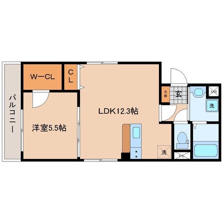 仙台駅 徒歩8分 3階の物件間取画像